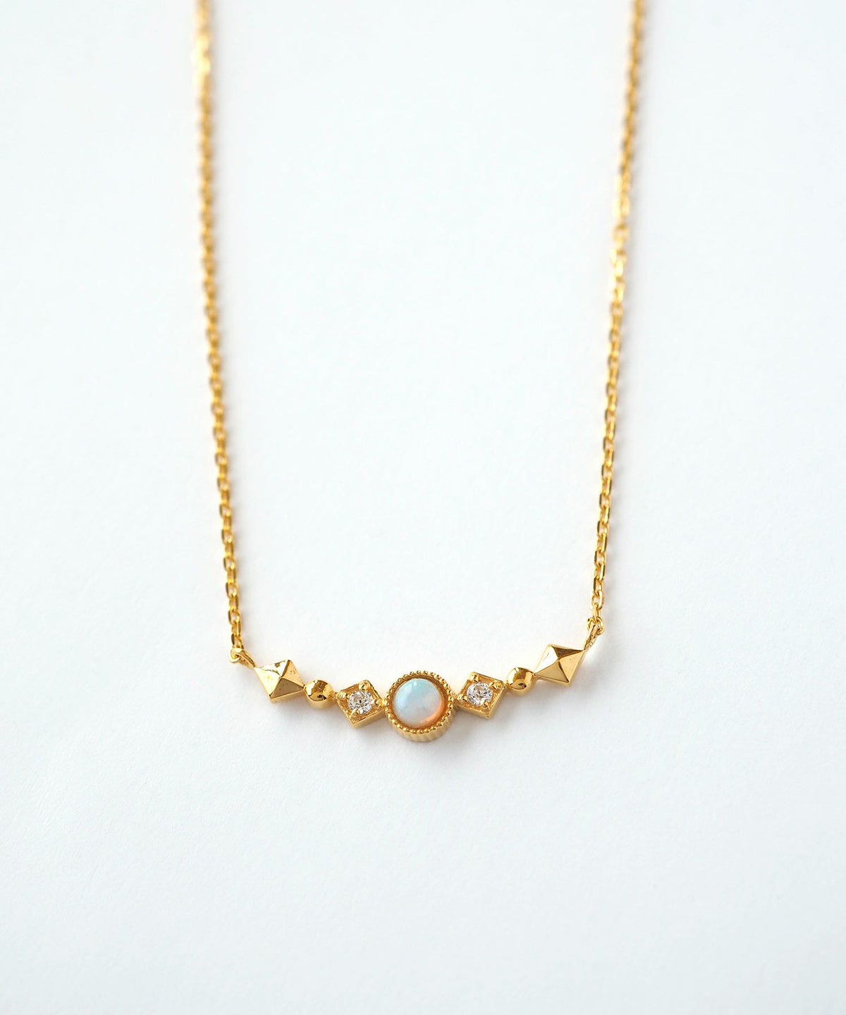 ベゼルロンブスジェムストーンペンダント【cucia】