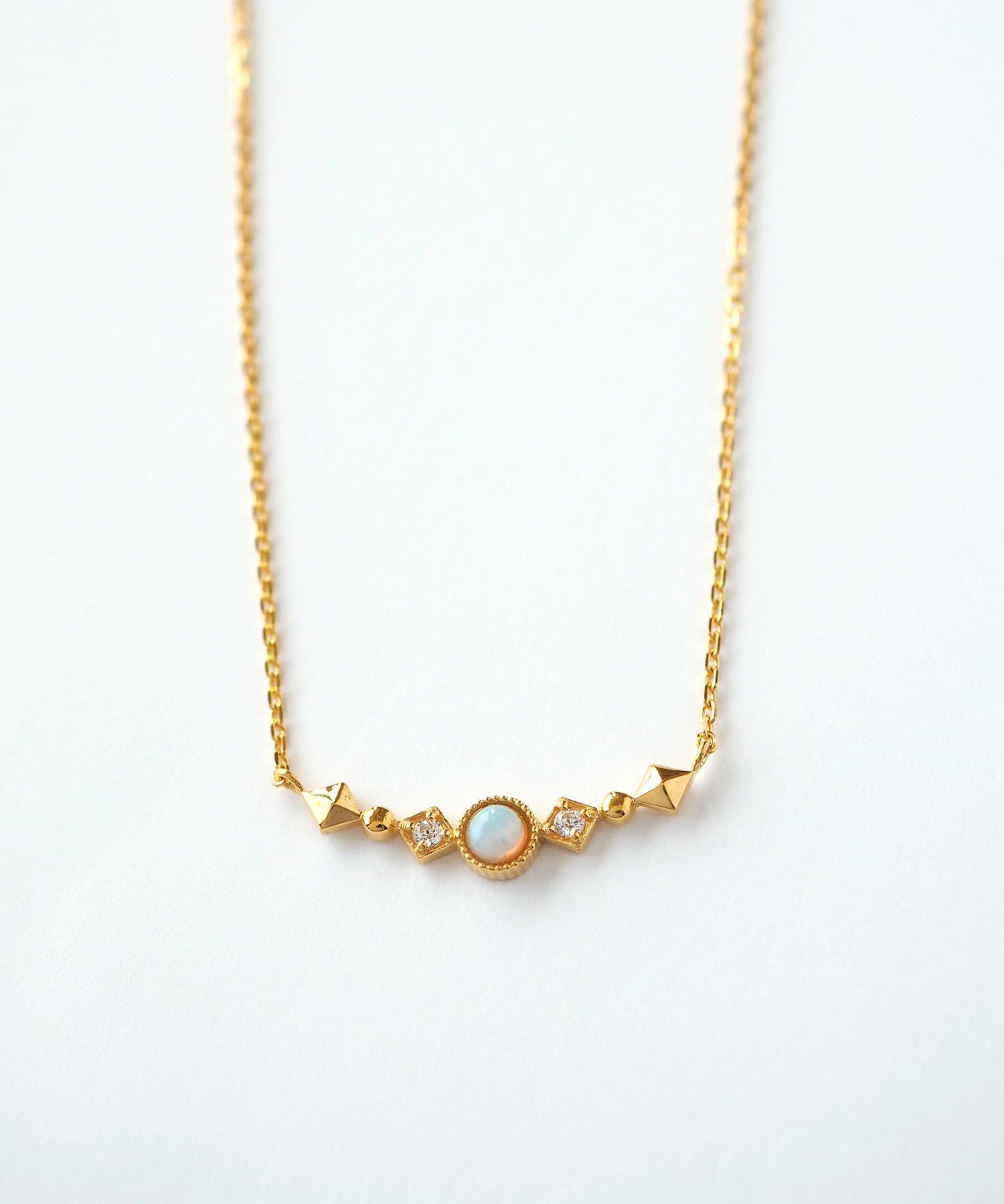 ベゼルロンブスジェムストーンペンダント【cucia】