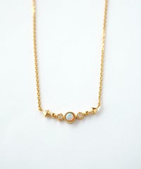 ベゼルロンブスジェムストーンペンダント【cucia】