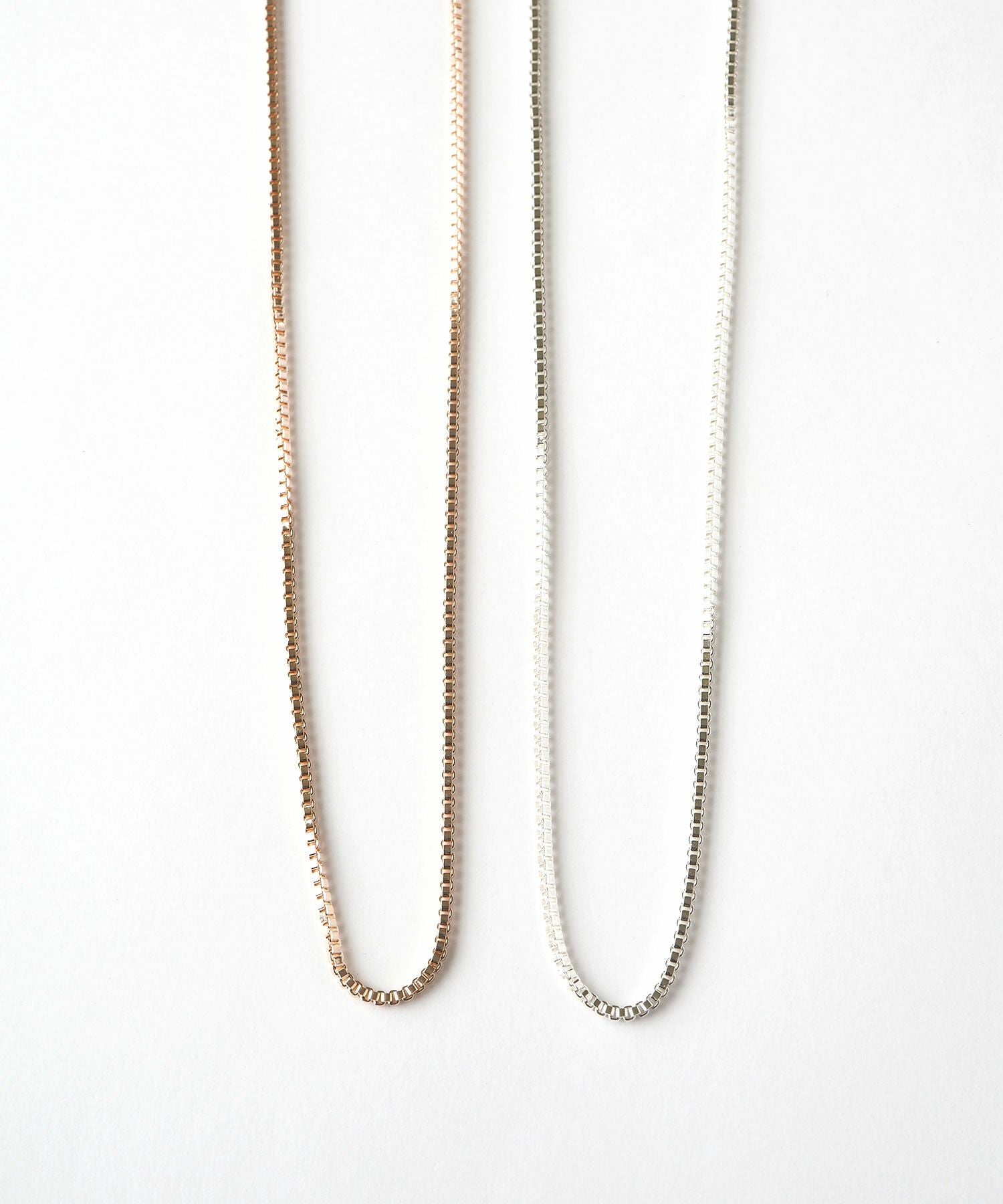 n*e様 BELIEVER JEWELRY k14 ボックスチェーンネックレス K18 Box/ボックス チェーン｜山梨県甲府市のジュエリーブランド