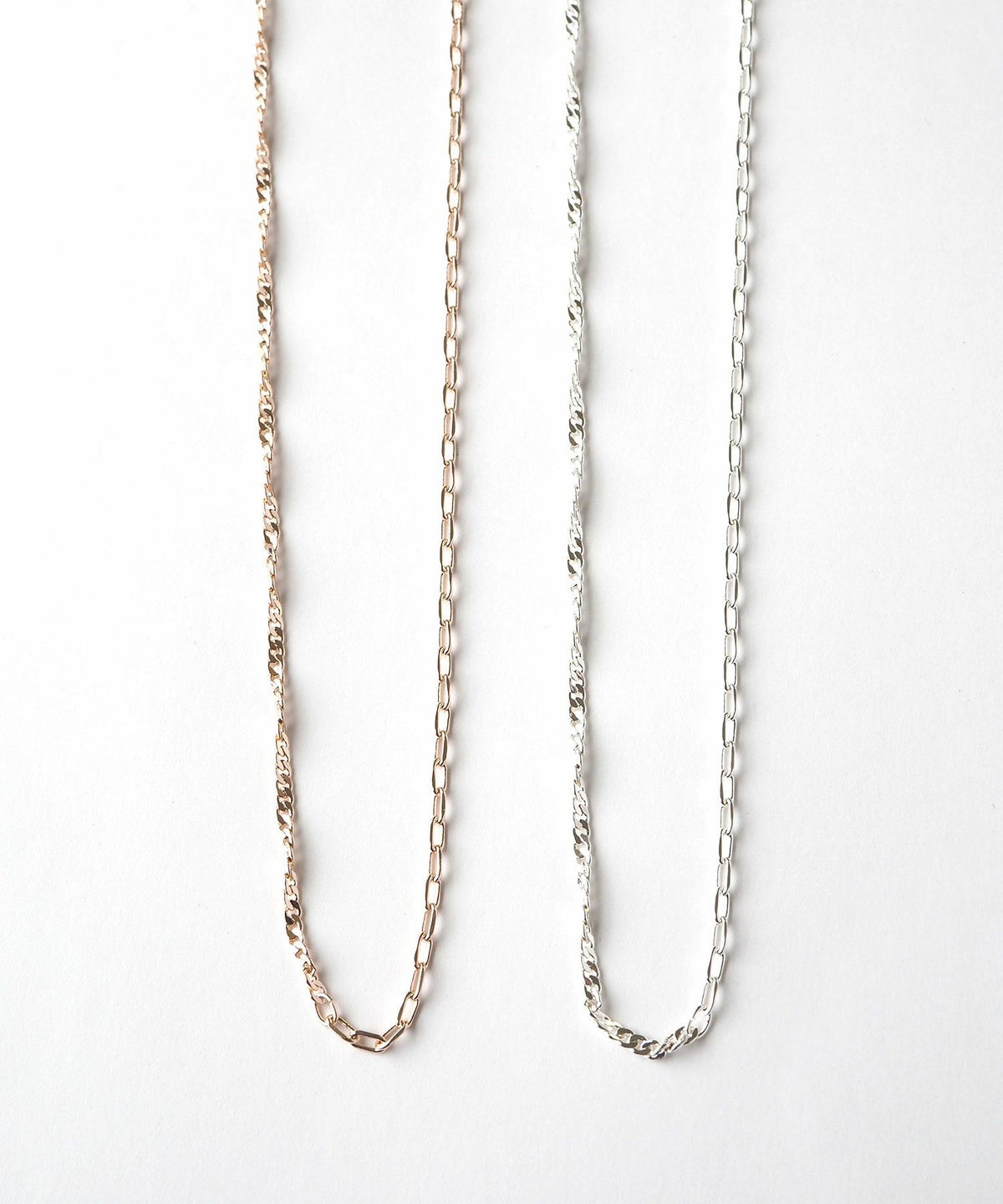 スクリューケーブルチェーンネックレス【MUK】