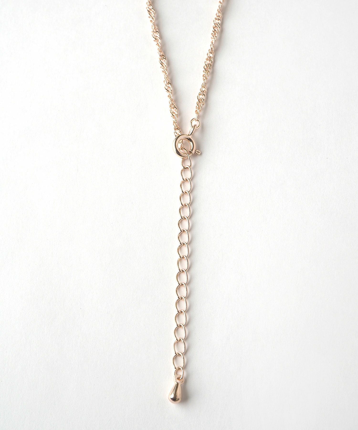 スクリューケーブルチェーンネックレス【MUK】