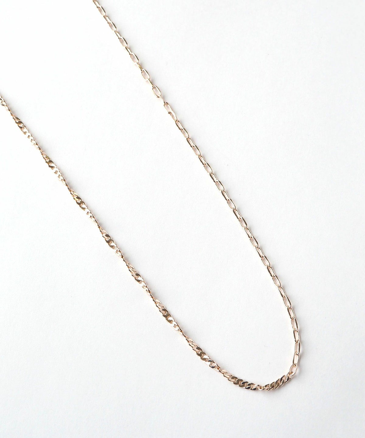 スクリューケーブルチェーンネックレス【MUK】