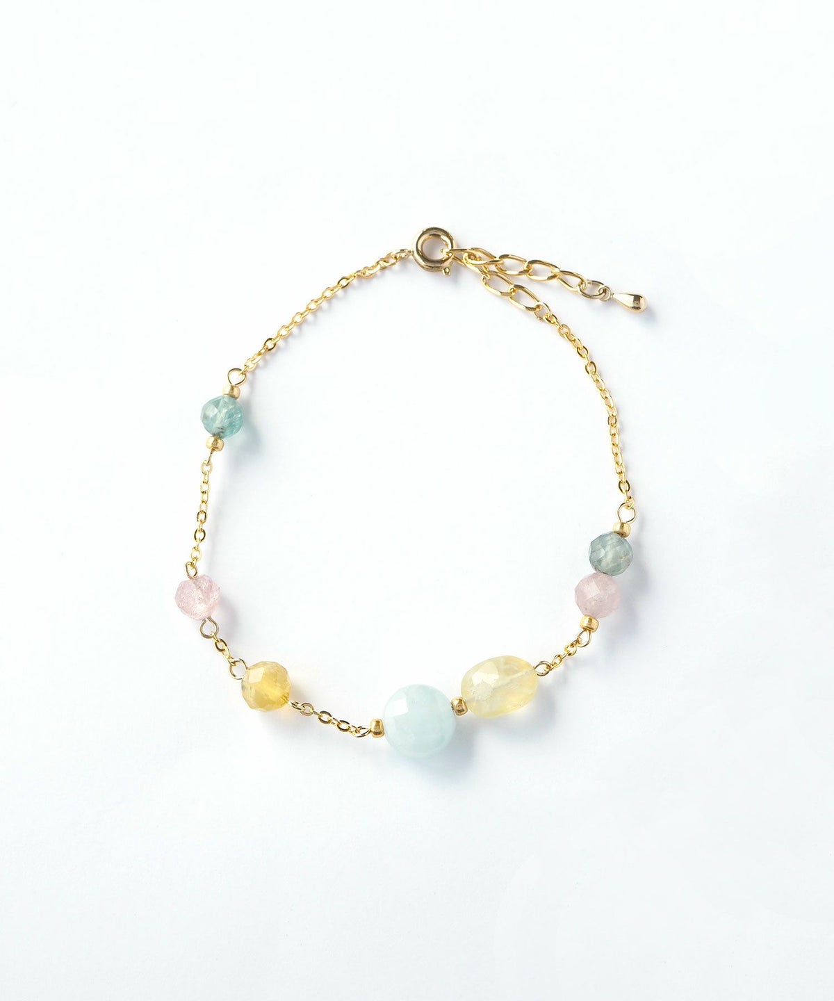 ナチュラルストーンステーションブレスレット