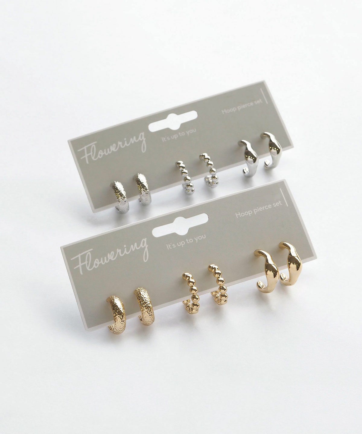 ボールラインメタルセットステンレスポストピアス