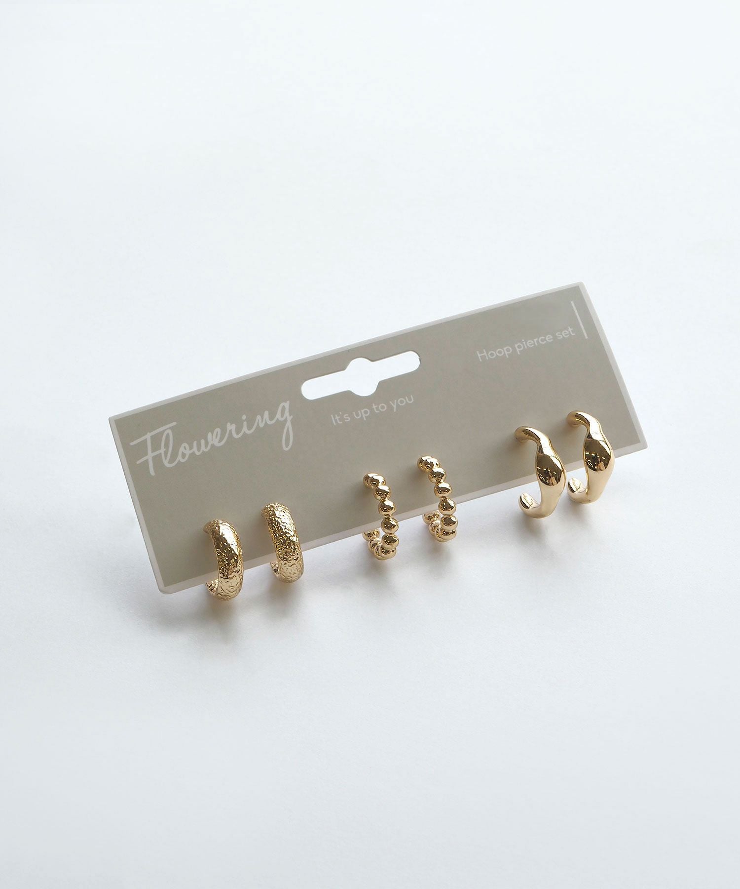 ボールラインメタルセットステンレスポストピアス