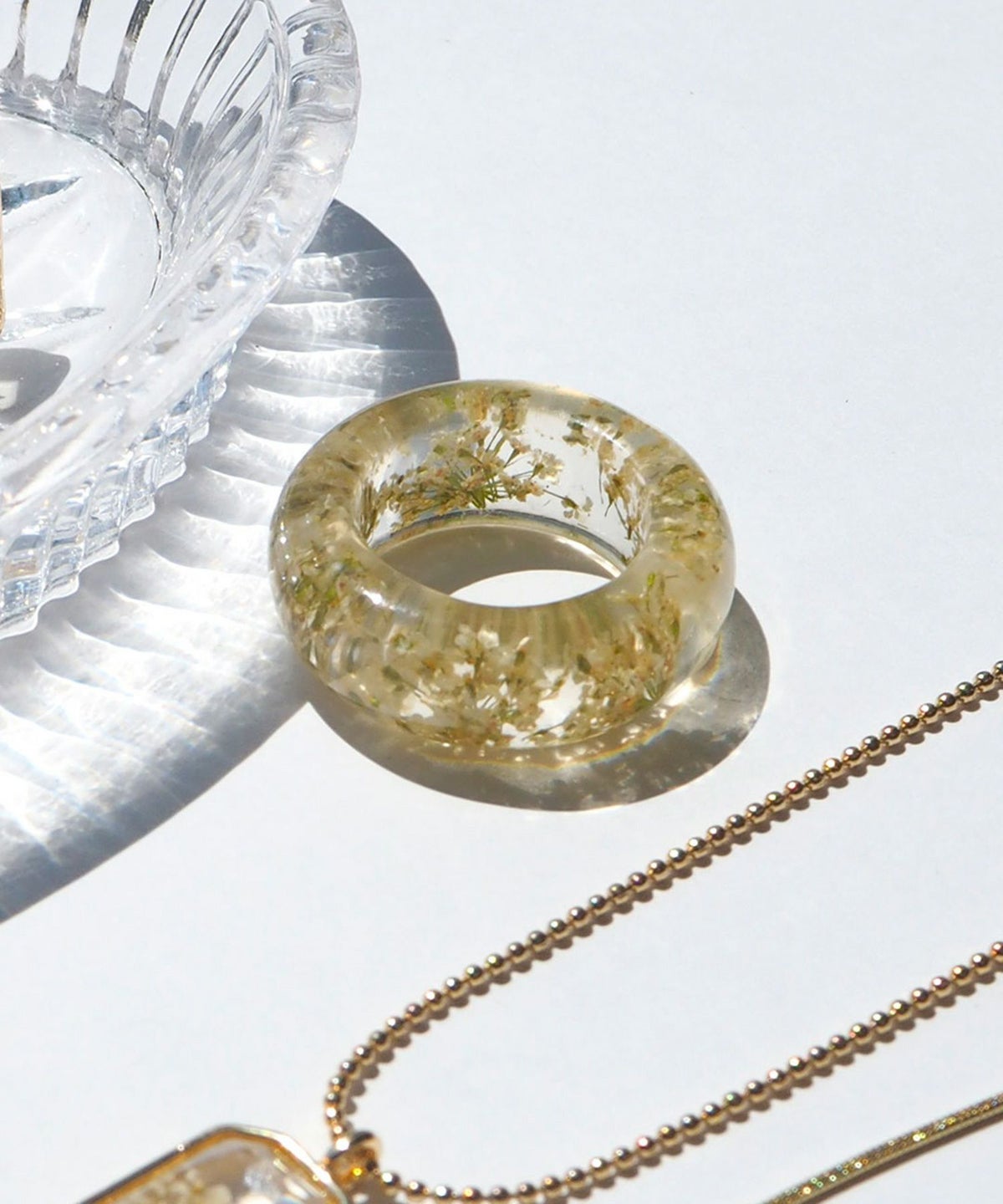 ドライフラワークリアリング