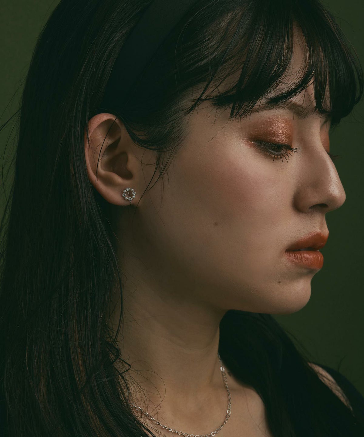 【web限定】ルミビジューリングループフィットイヤリング【Lumirise】