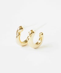 【web限定】ルミグロスフープセラミックポストピアス【Lumirise】