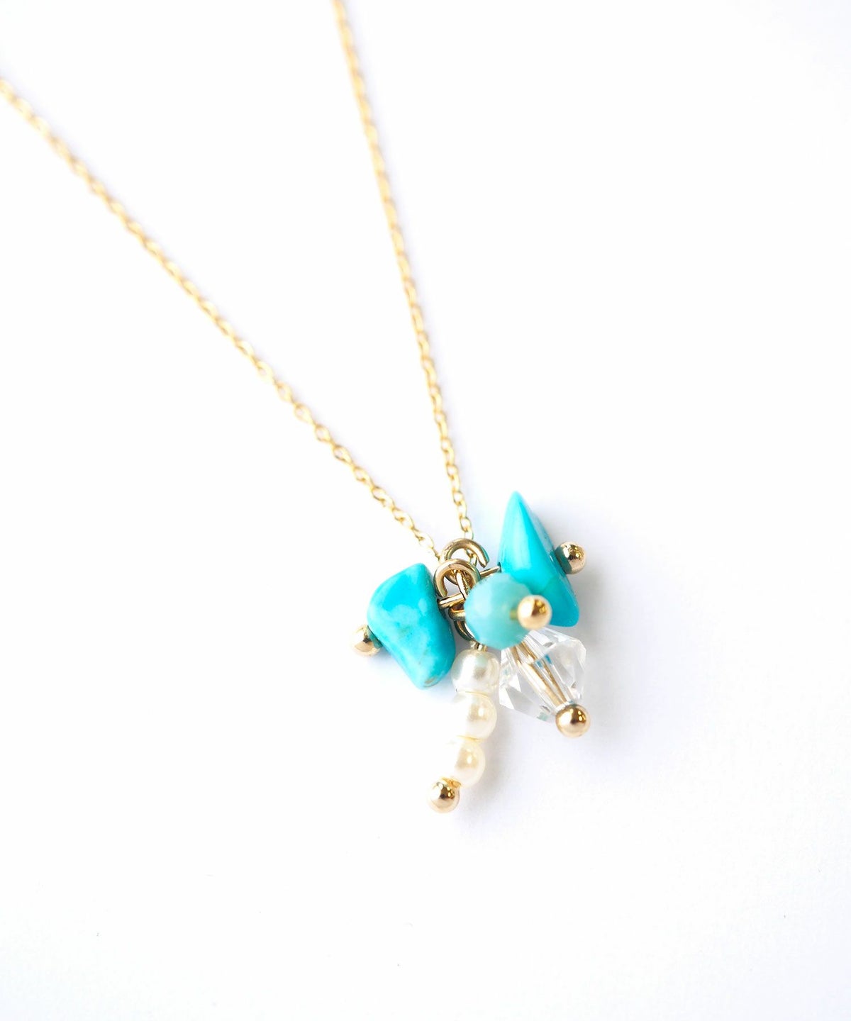 ターコイズアンサンブルネックレス