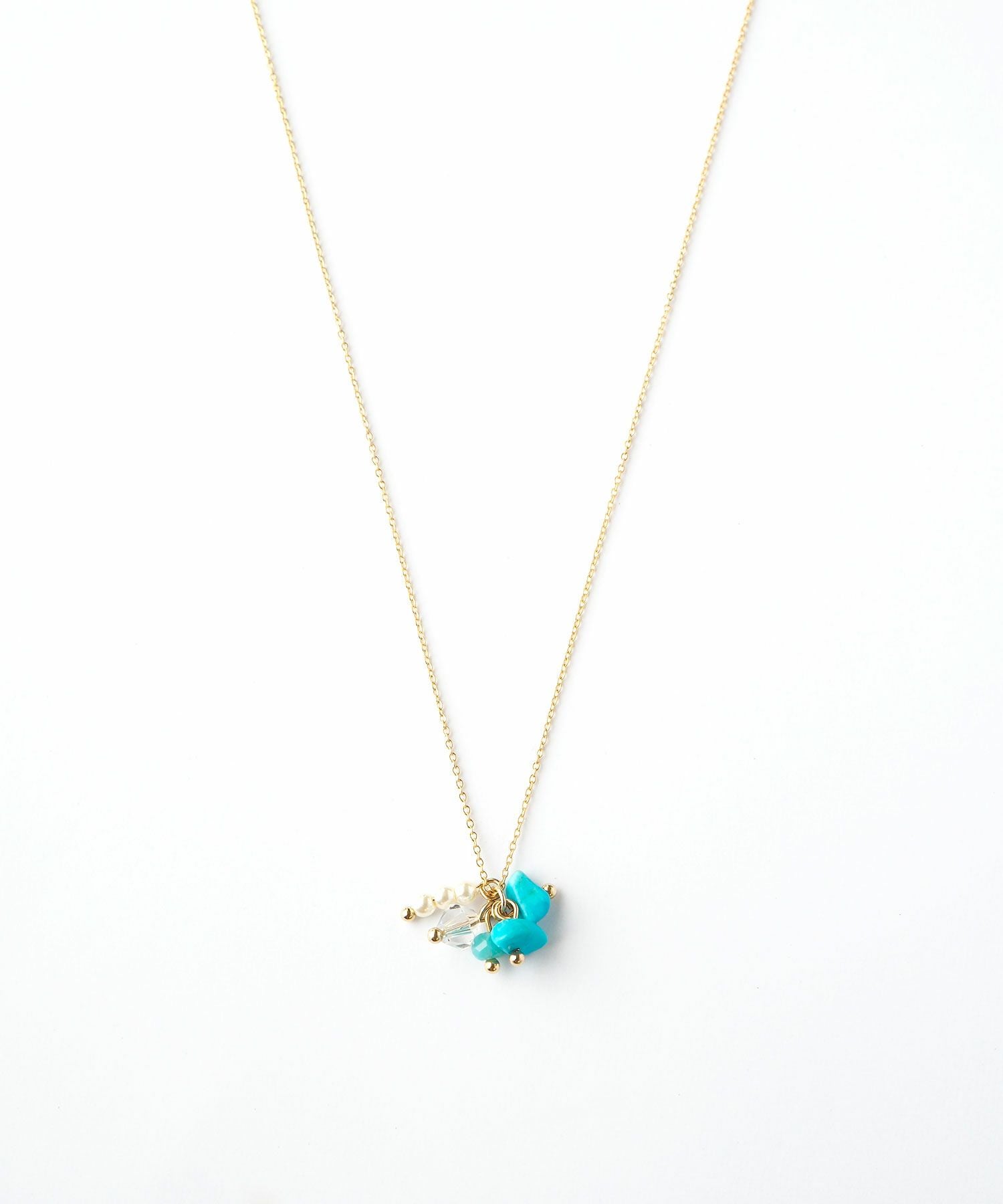 ターコイズアンサンブルネックレス