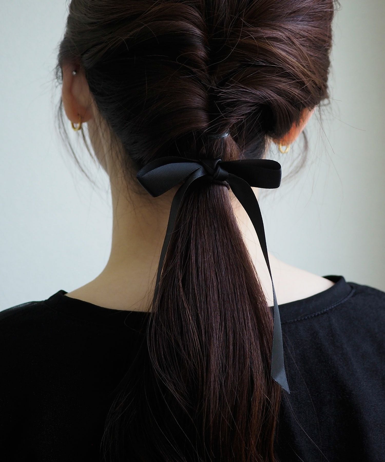 サテンリボンポニー