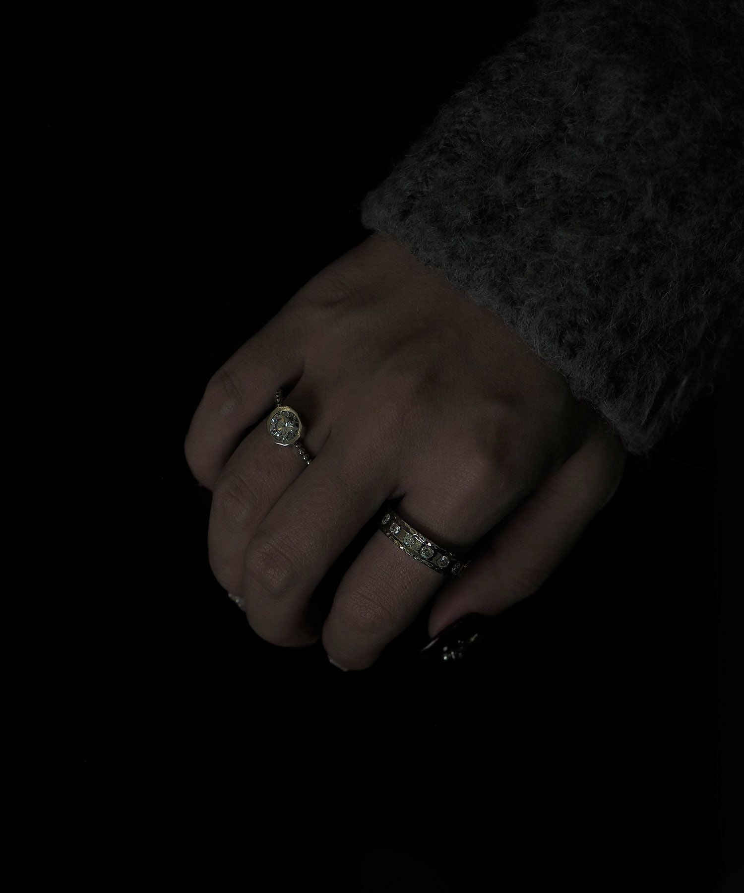 ジルコニアポイントリング