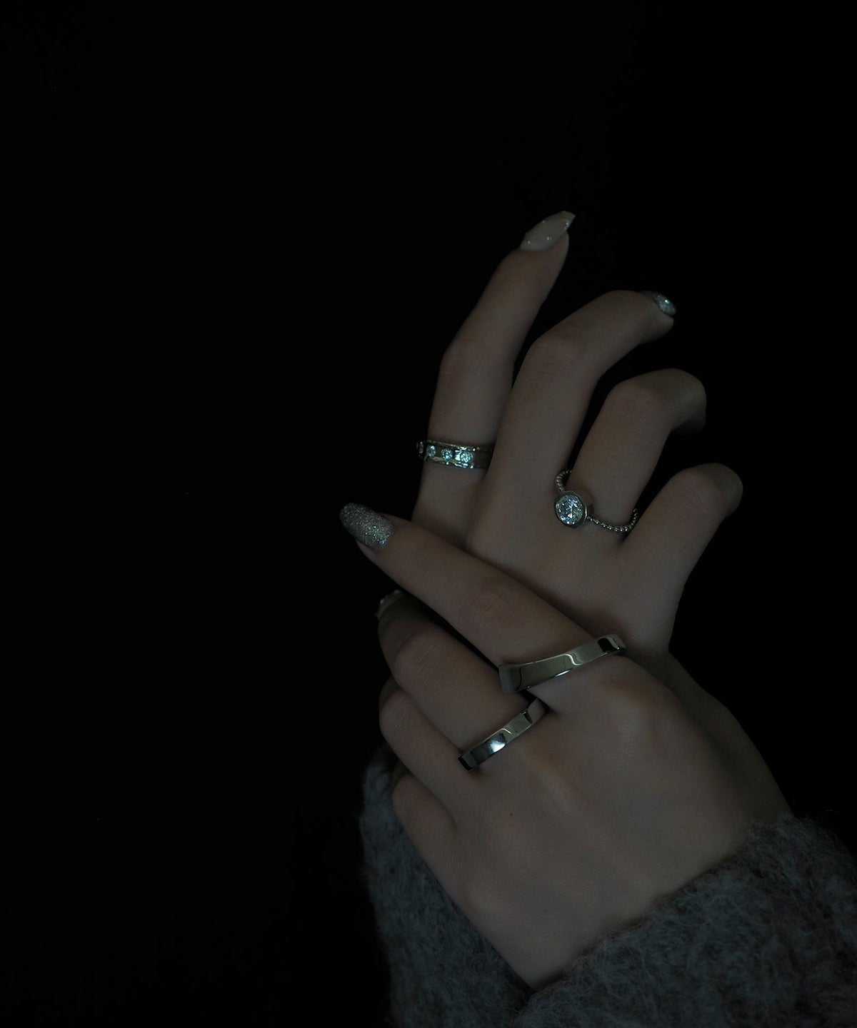 ジルコニアポイントリング