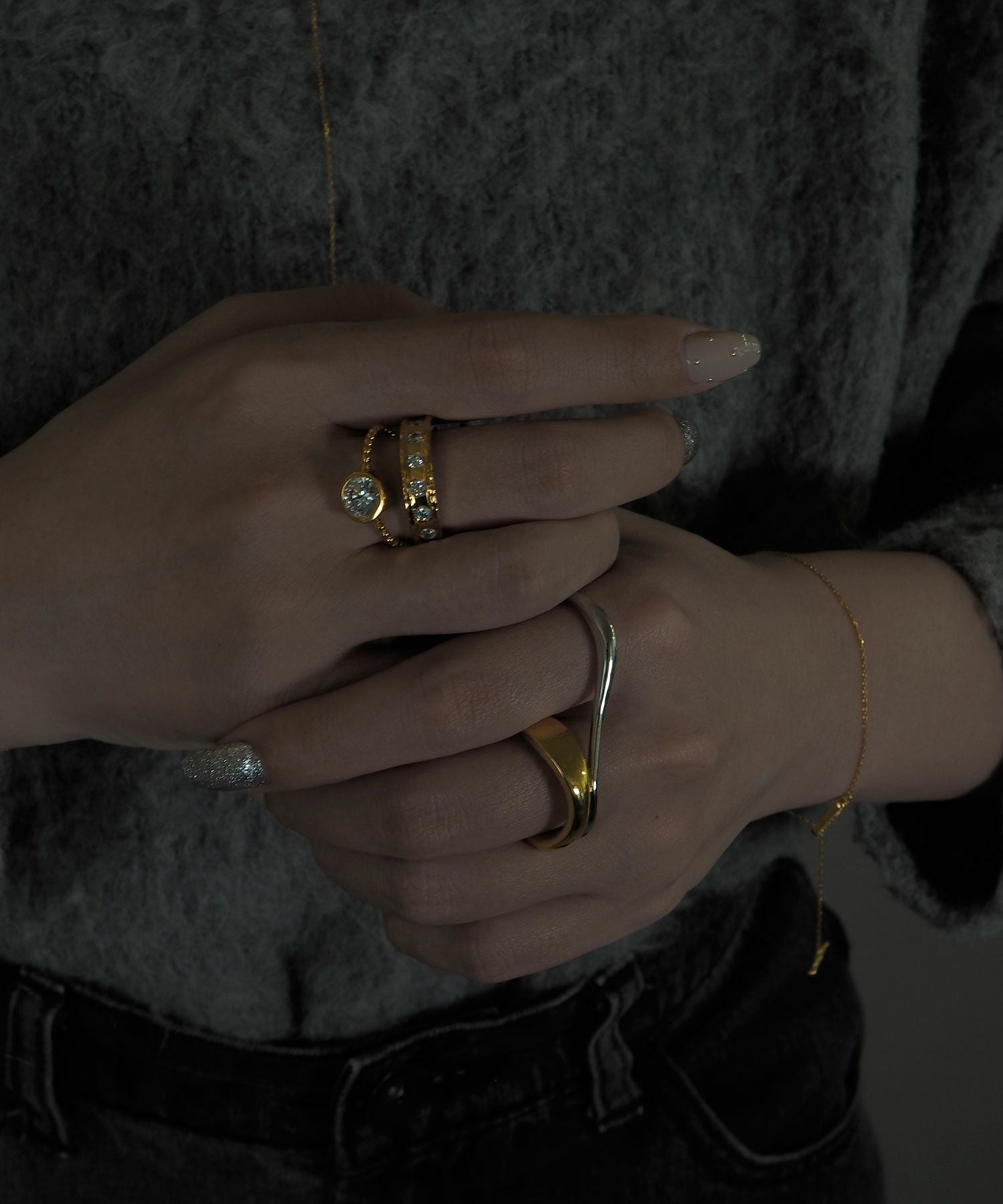 ジルコニアポイントリング