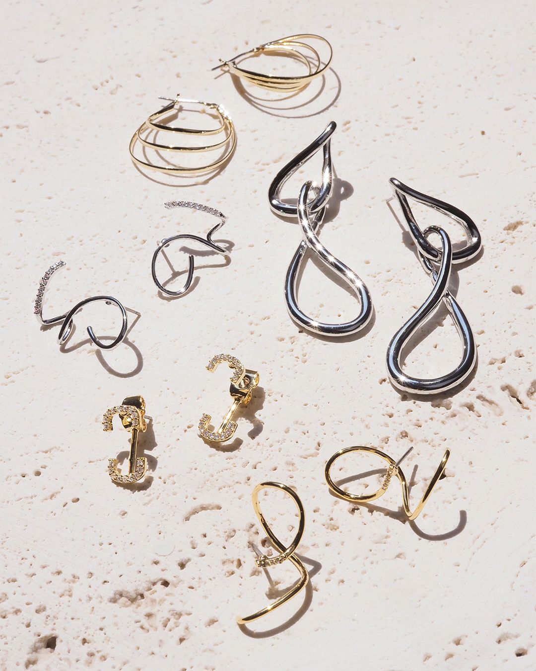 マーメイドピュアチタンポストピアス【ISS】