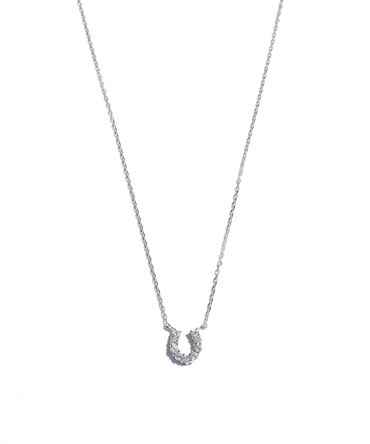 【web限定】[K10]タイニーホースシューパヴェダイヤモンドプチペンダント