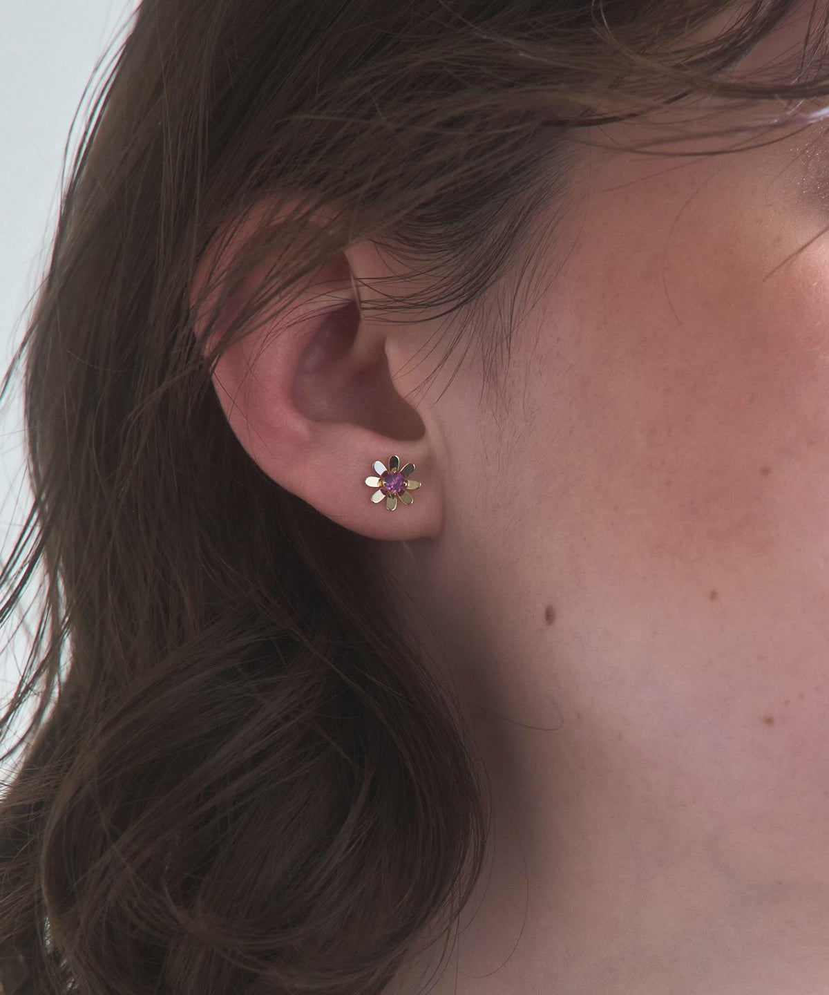 【web限定】[K10]フロラジェムストーンピアス