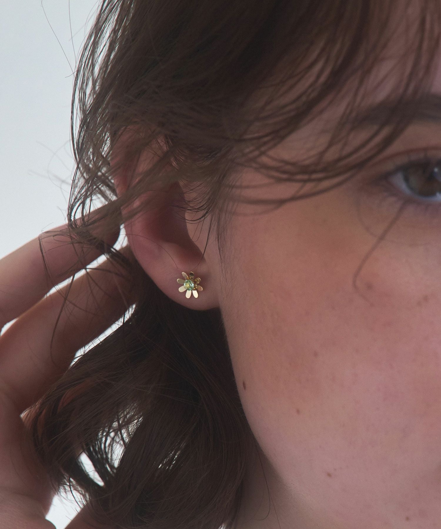 【web限定】[K10]フロラジェムストーンピアス