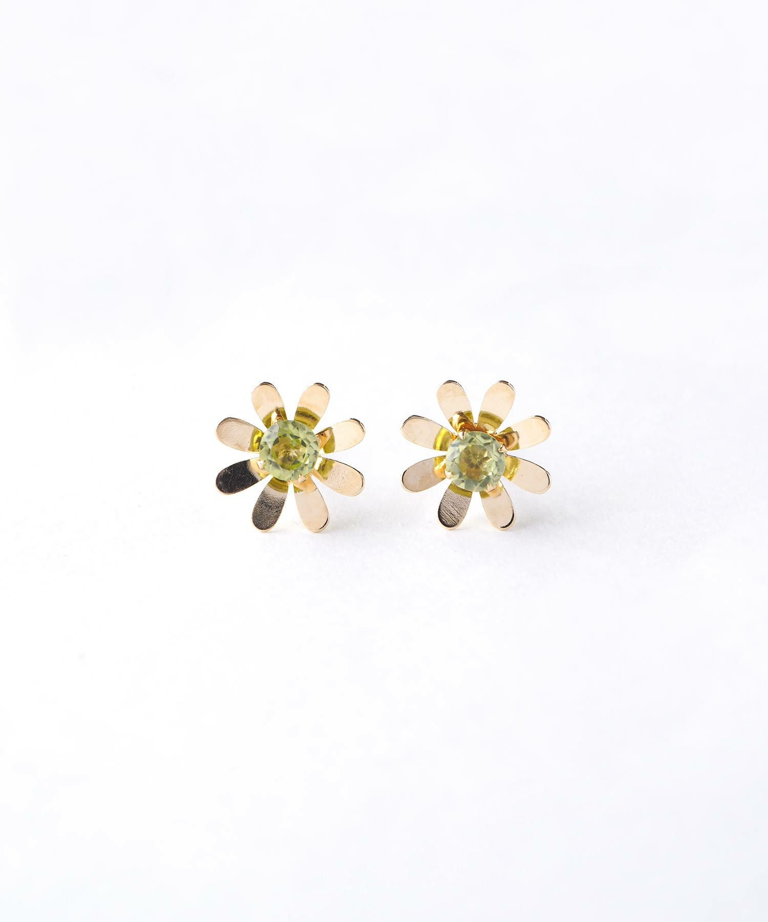 【web限定】[K10]フロラジェムストーンピアス