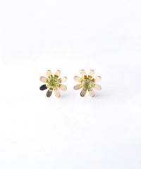 【web限定】[K10]フロラジェムストーンピアス