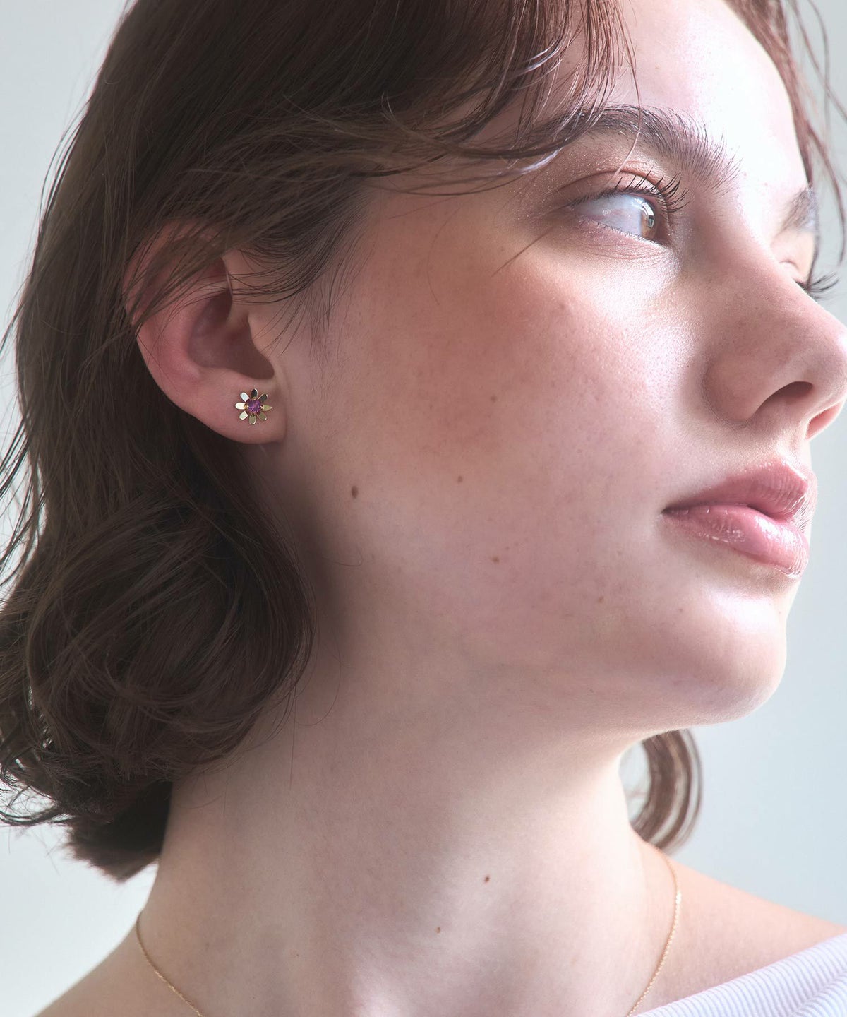 【web限定】[K10]フロラジェムストーンピアス