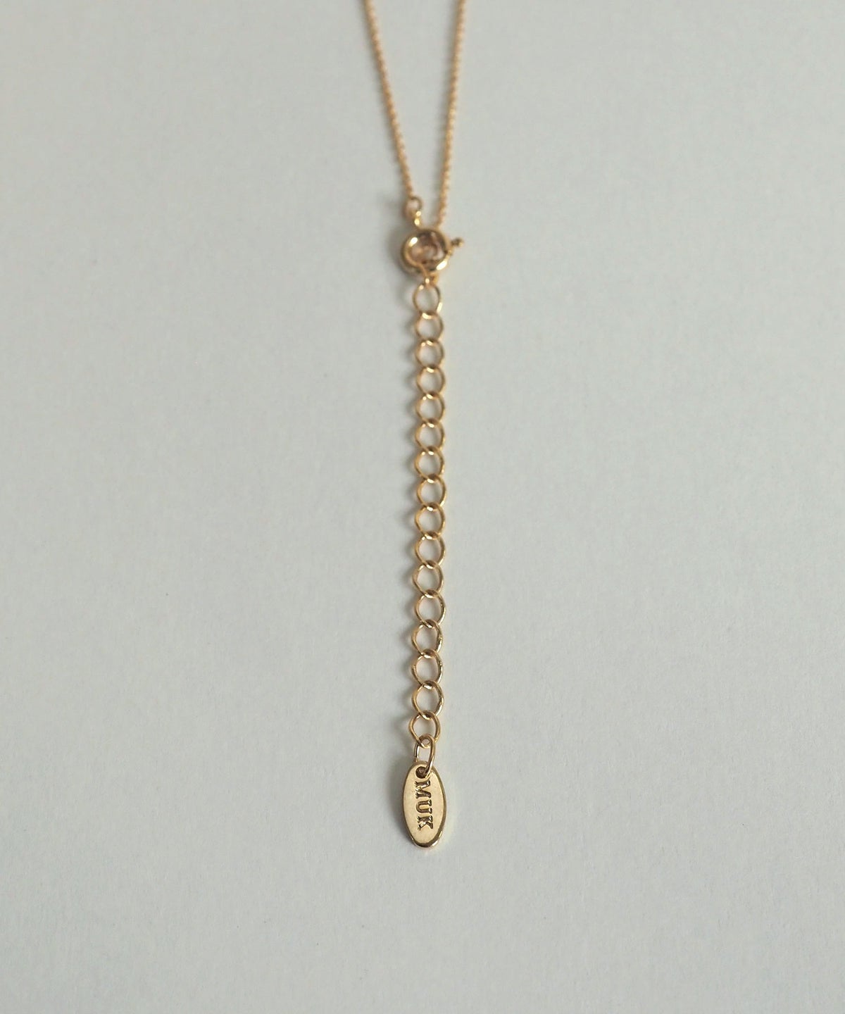 パヴェクレセントネックレス