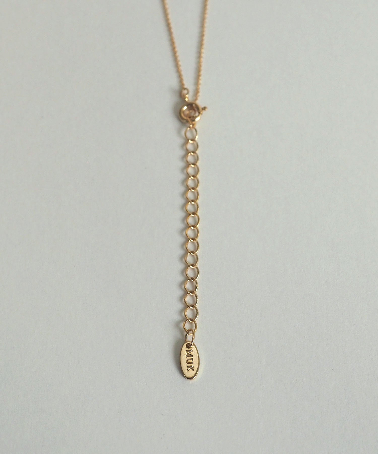 パヴェクレセントネックレス