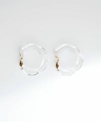 C型クリアIMUFURETイヤリング