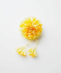フラワーコサージュヘアクリップ