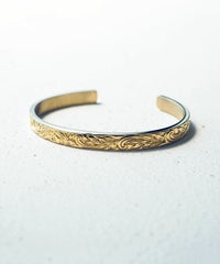 Scroll&Maile Bracelet【Lino*Makana】