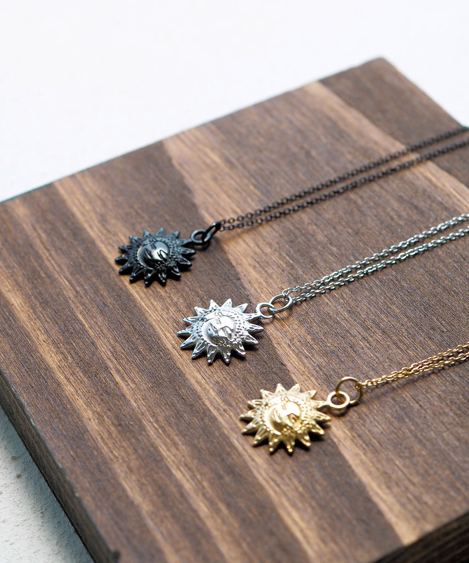 Sun Moon Pendant【Lino*Makana】