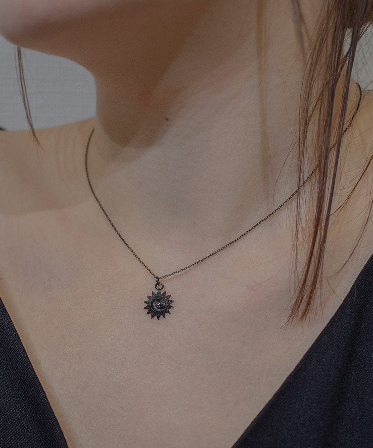 Sun Moon Pendant【Lino*Makana】