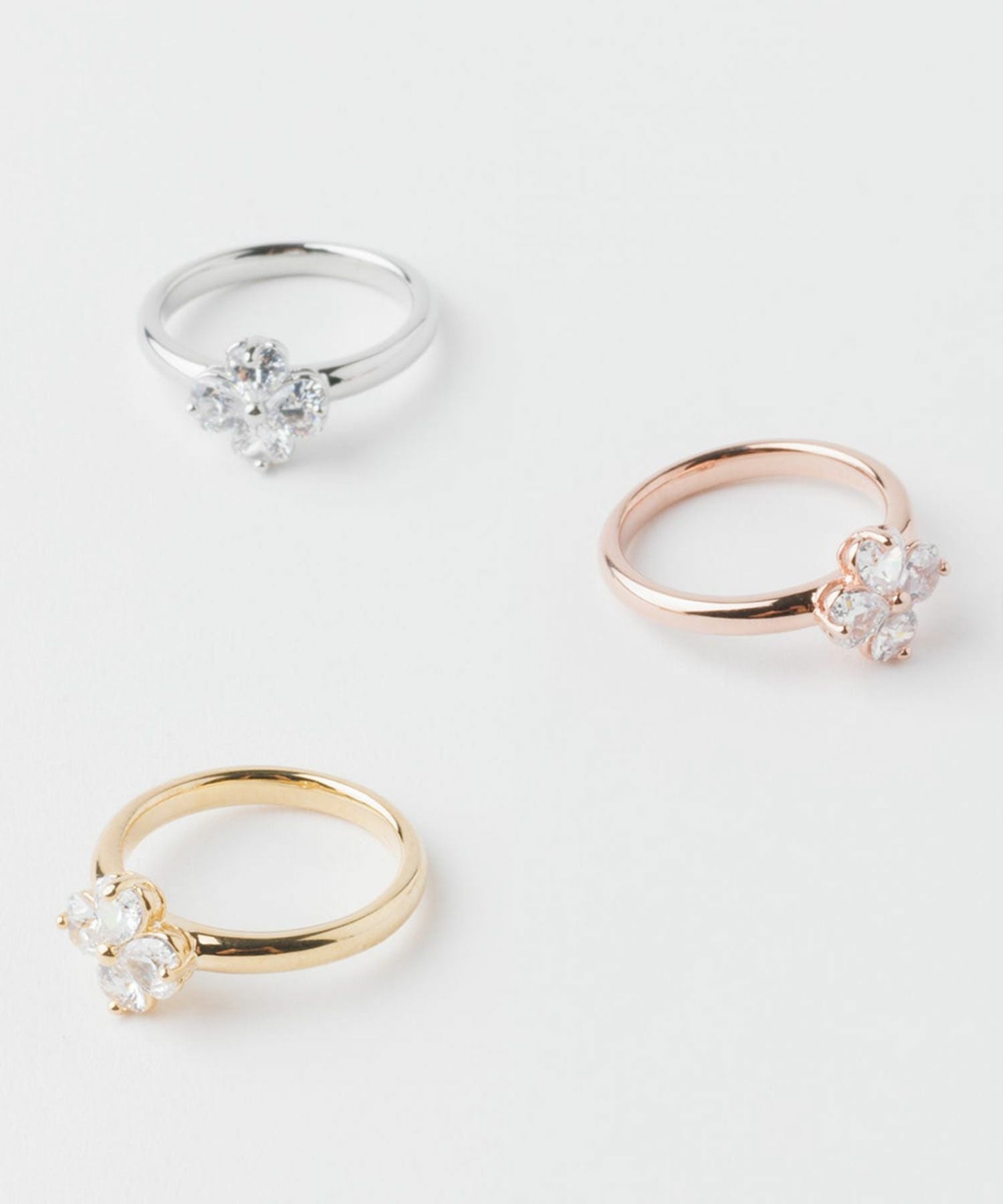 ジルコニアクローバーリング【Dahlia】 | 【公式】MUK ONLINE SHOP