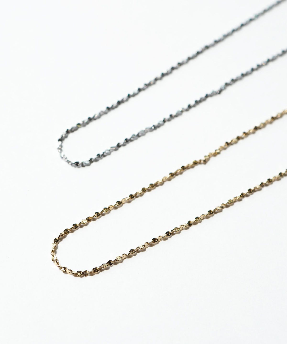 クリスクロスチェーンステンレスネックレス