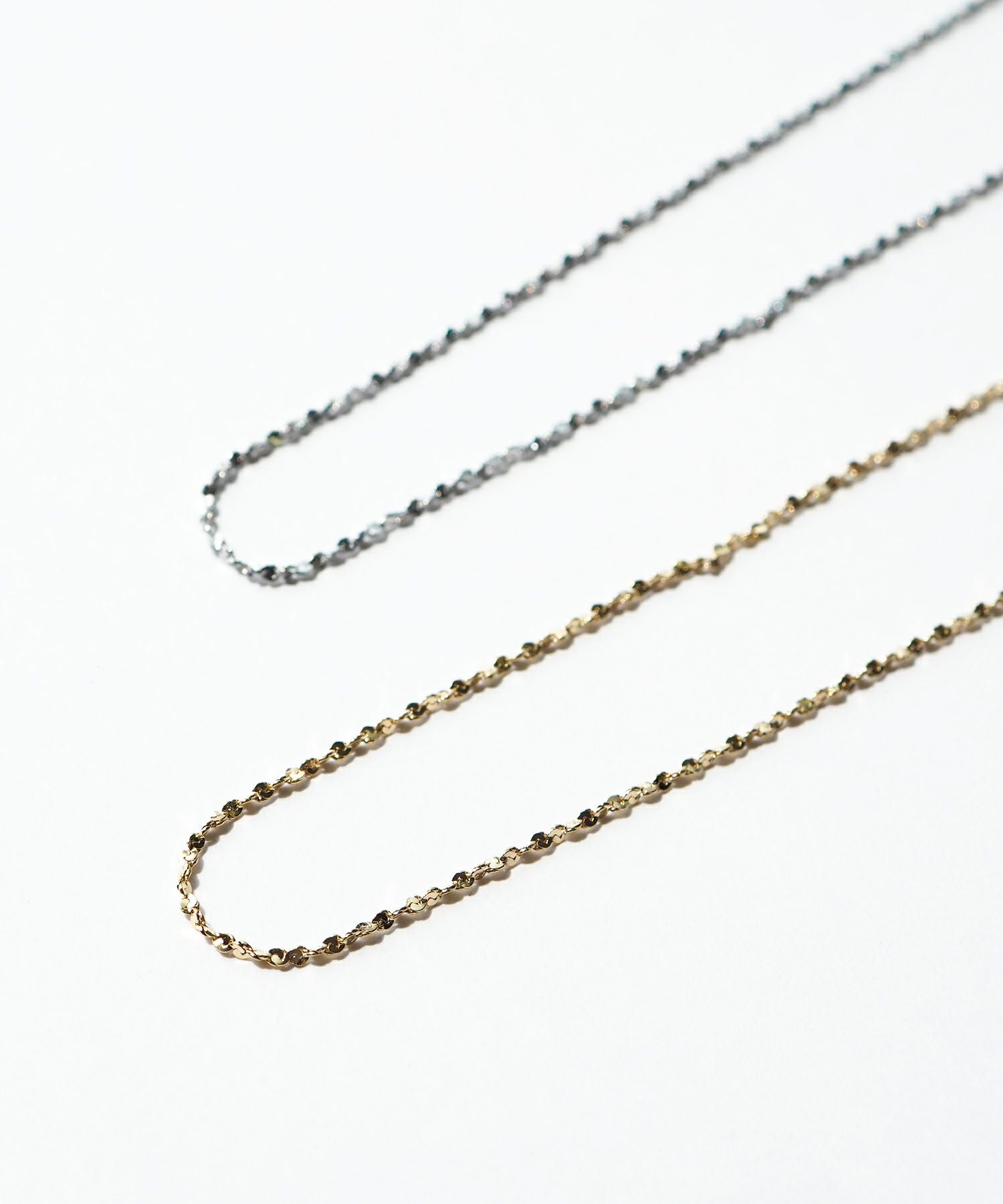 クリスクロスチェーンステンレスネックレス