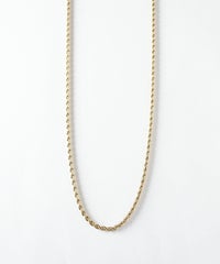 ロープチェーンステンレスネックレス