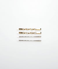 パール飾りカラーセットヘアピン