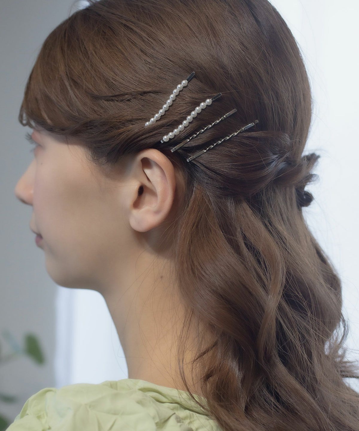 ミニパールツイストセットヘアピン