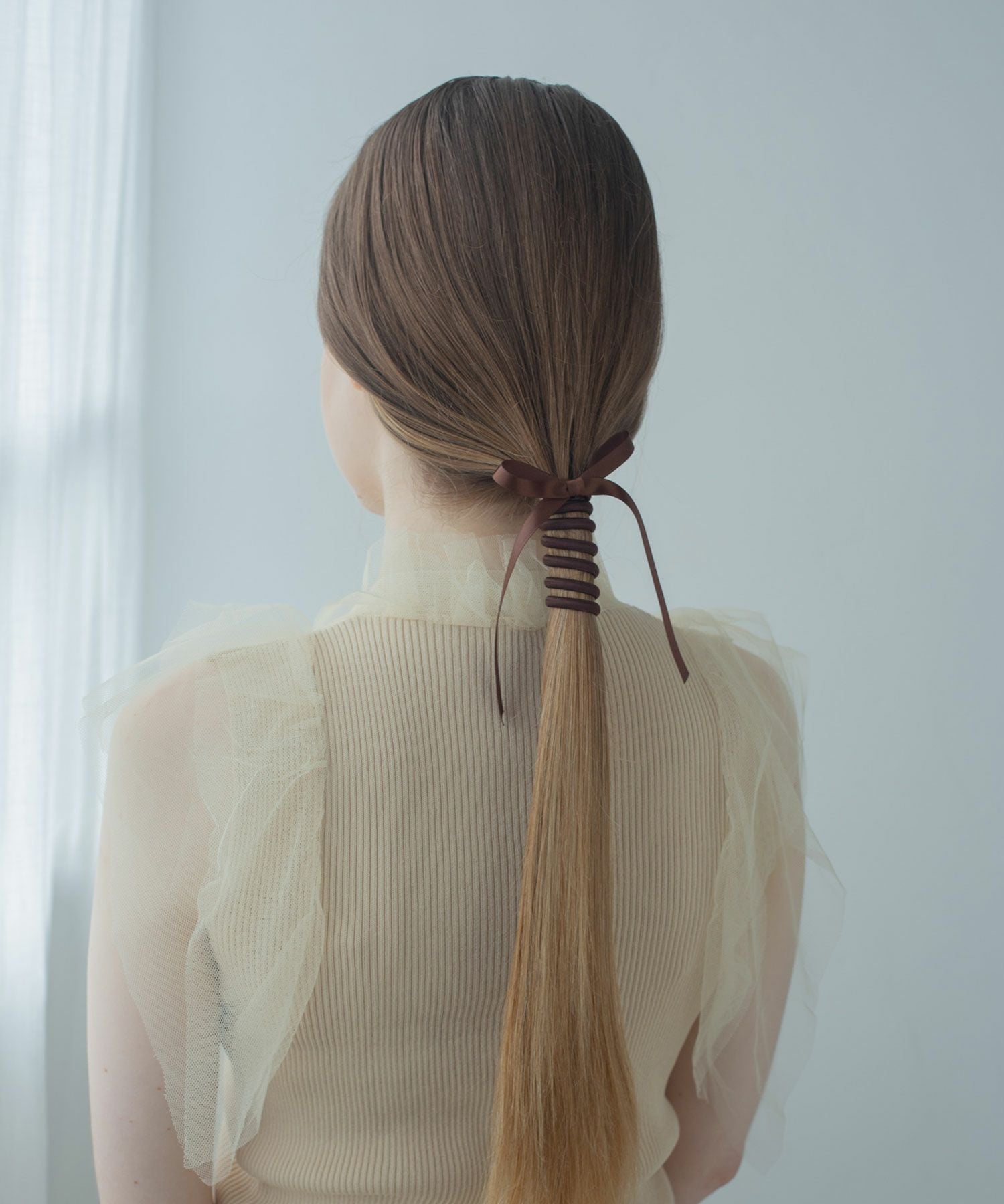 リボンファブリッククルクルコイルアップ