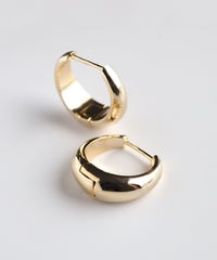 チャンキースプリングフープピアス