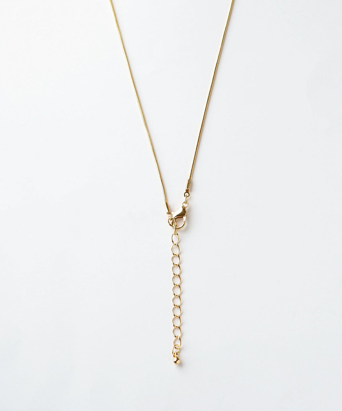 ダブルリングロングネックレス