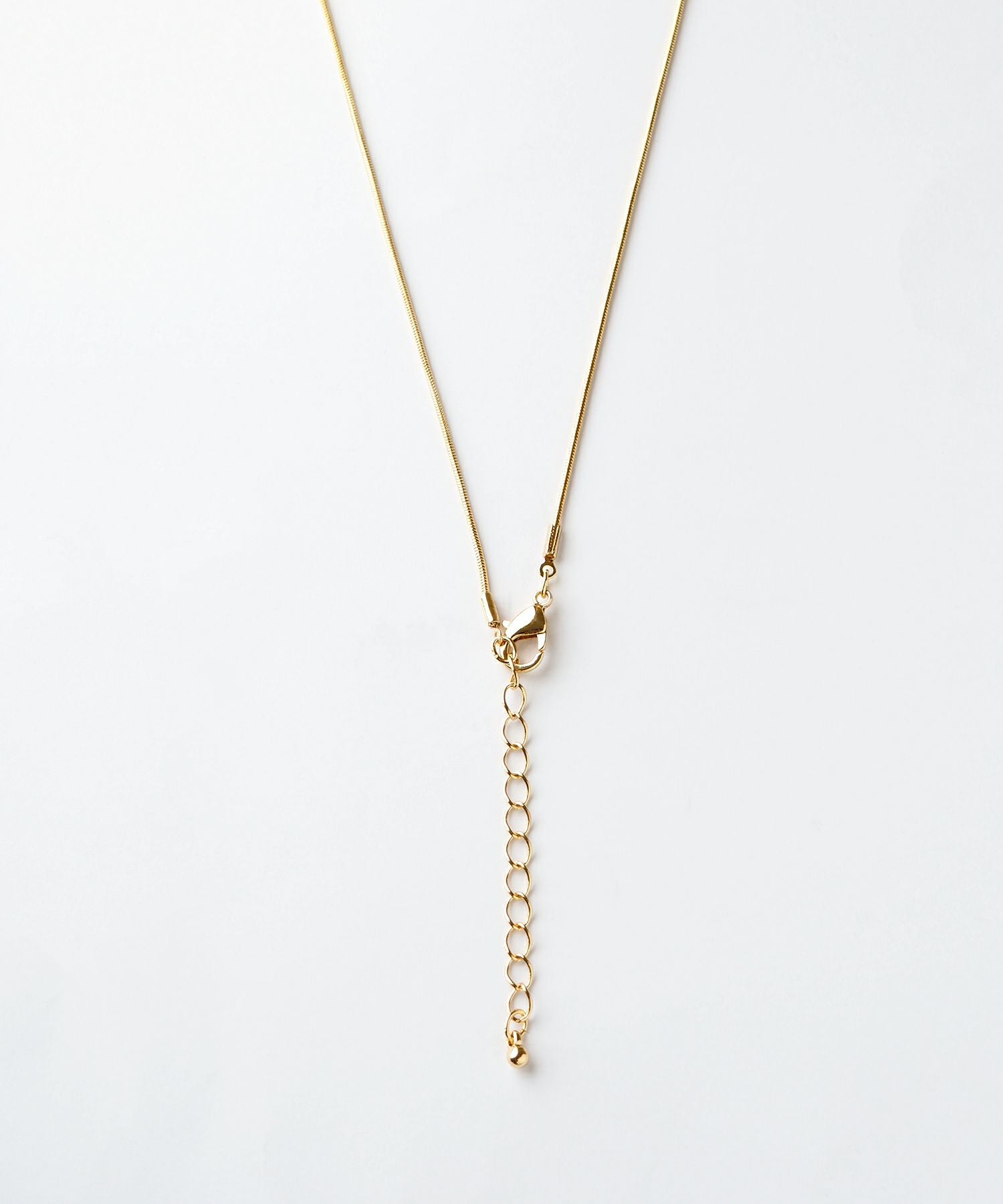 ダブルリングロングネックレス