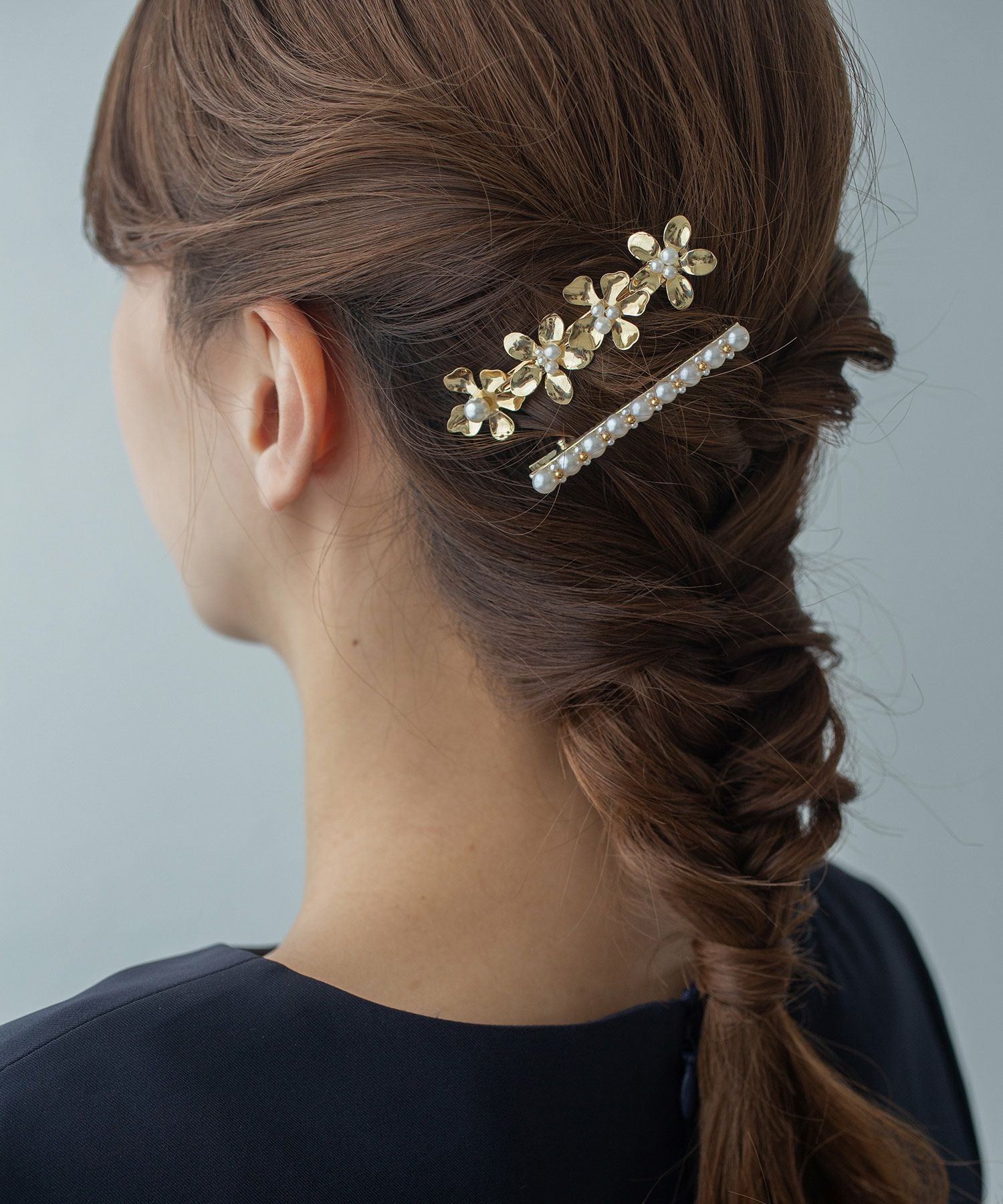フラワーバレッタ&パールヘアクリップ | 【公式】MUK ONLINE SHOP