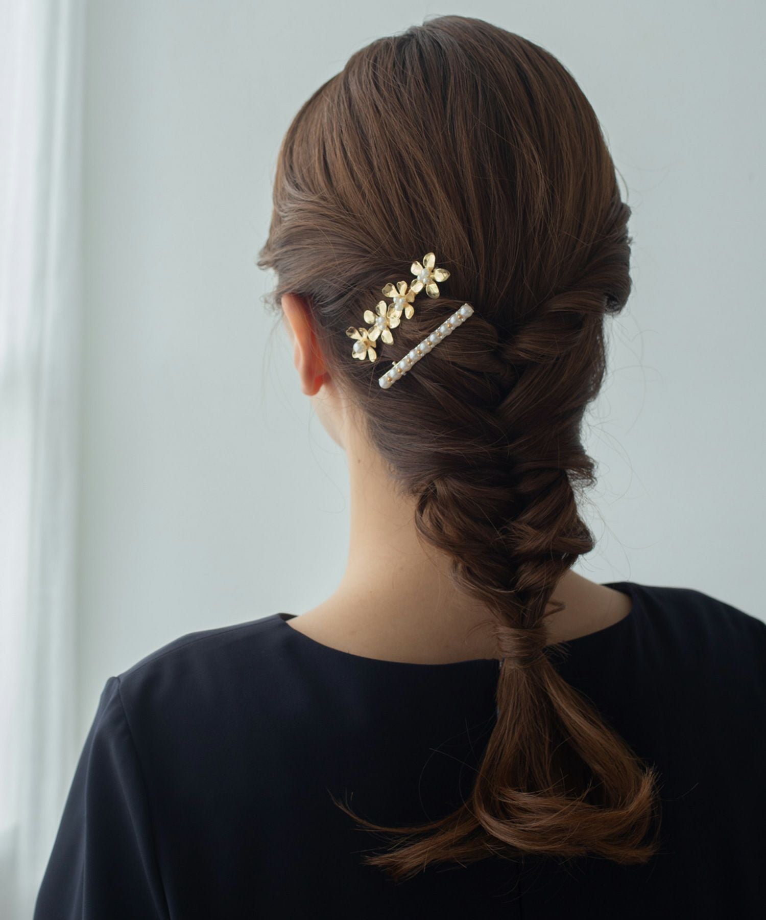 フラワーバレッタ&パールヘアクリップ | 【公式】MUK ONLINE SHOP