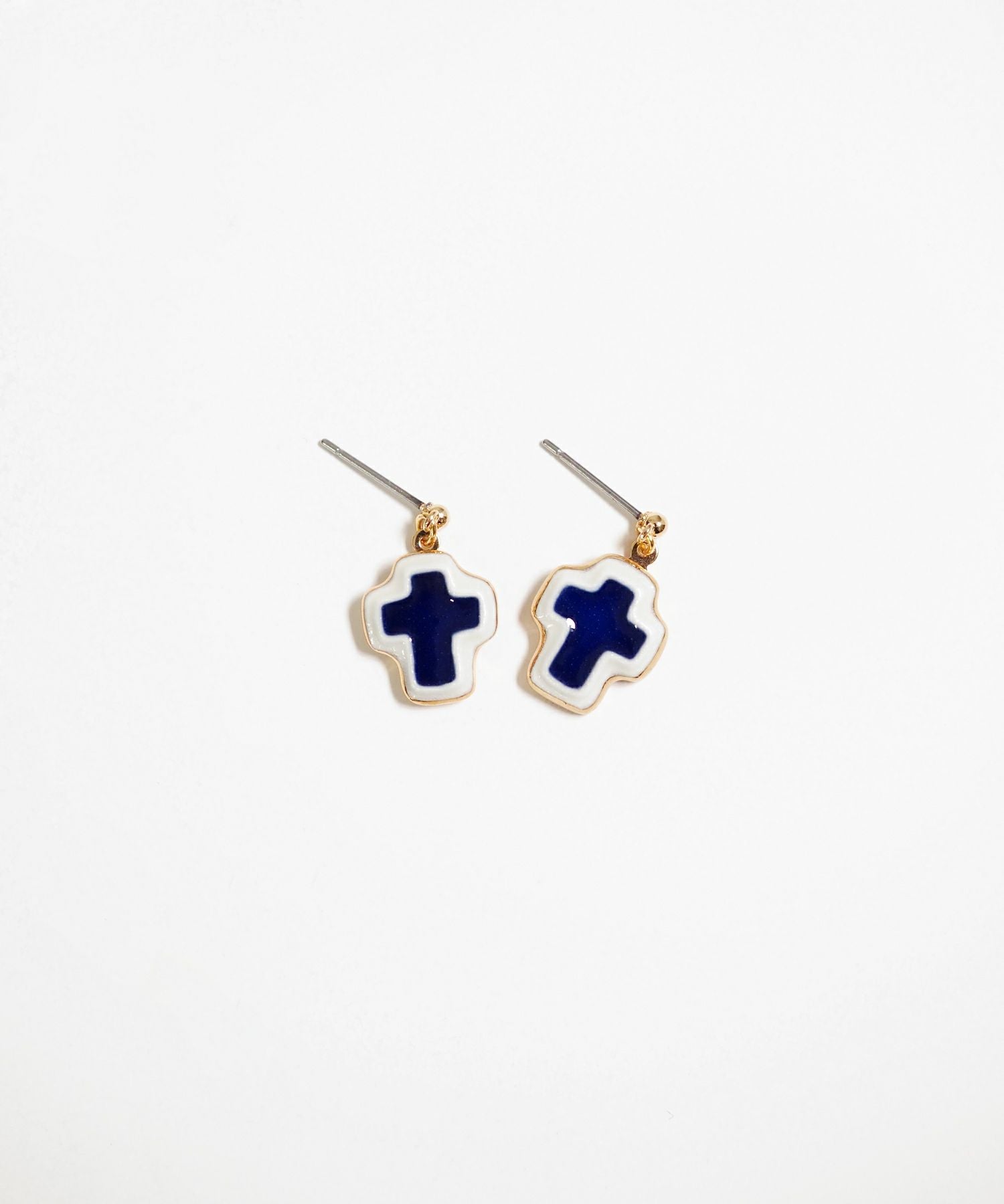 美濃焼タイルみにくろピアス【七窯社】