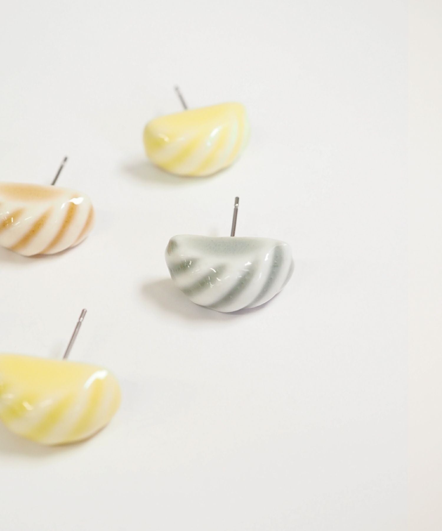 美濃焼タイルぷぬピアス【七窯社】