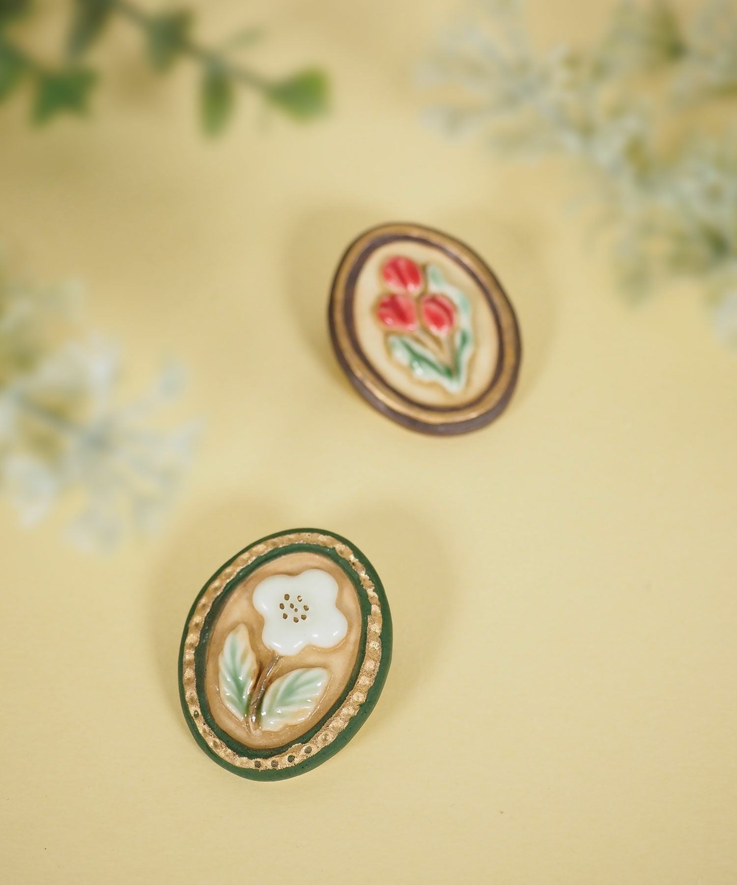 美濃焼タイル額縁ブローチ【七窯社】 | 【公式】MUK ONLINE SHOP｜人気