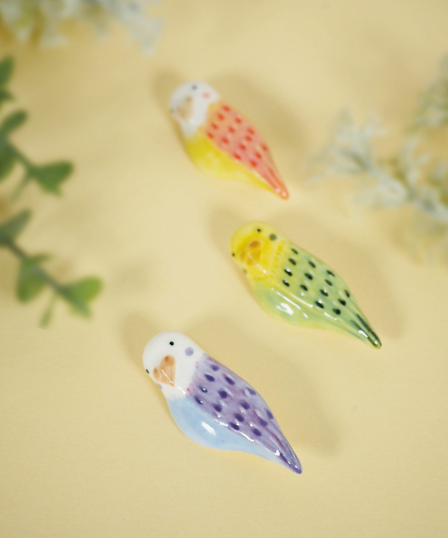 極美品  小鳥 麦 ブローチ #250 925 付属品完備 美濃焼タイルインコブローチ【七窯社】 | 【公式】MUK ONLINE SHOP