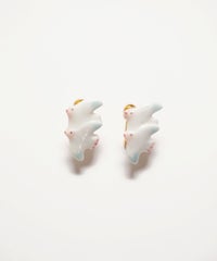 美濃焼タイルハトイヤリング【七窯社】